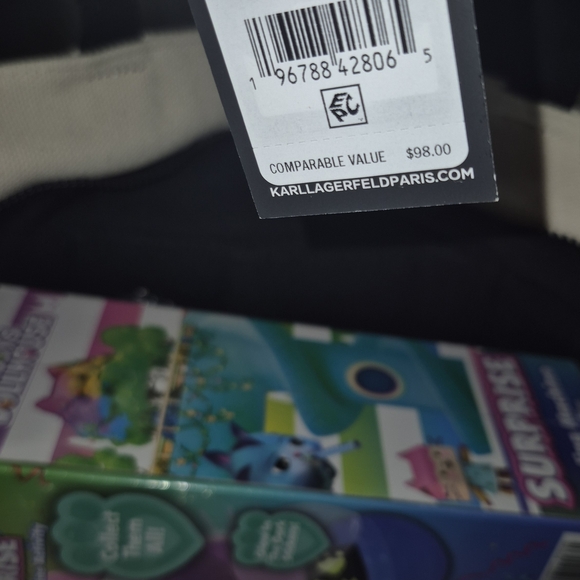 Karl Lagerfeld Canvas Tote Bag NWT - Picture 5 of 5